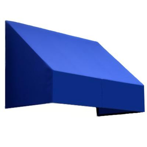 3 Feet Toronto (31 Inch H X 24 Inch D) Window / Entry Awning Bright Blue