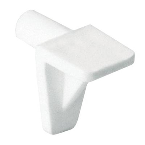 Shelf support plastic 5mm white