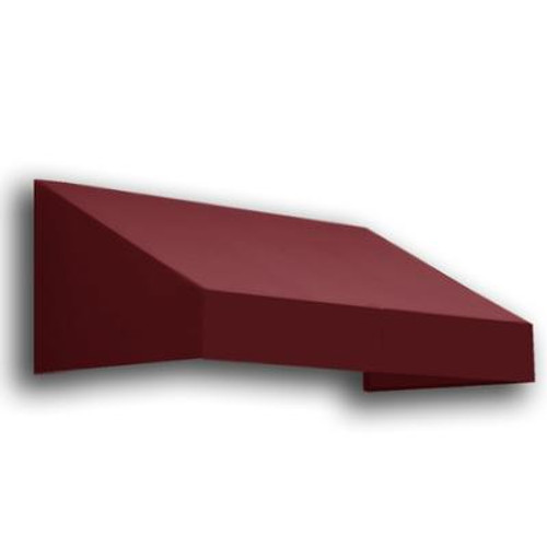 3 Feet Toronto (18 Inch H X 36 Inch D) Low Eaves / Window / Entry Awning Burgundy