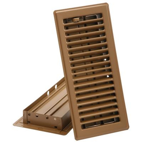 4  x 10  Floor Register - Brown