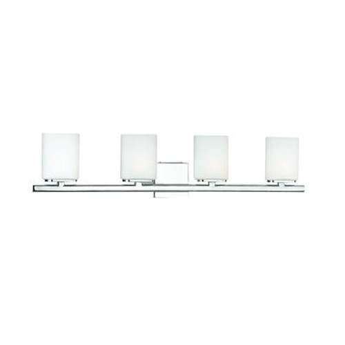 Dolante Collection 4-Light Chrome Wall Bath Bar