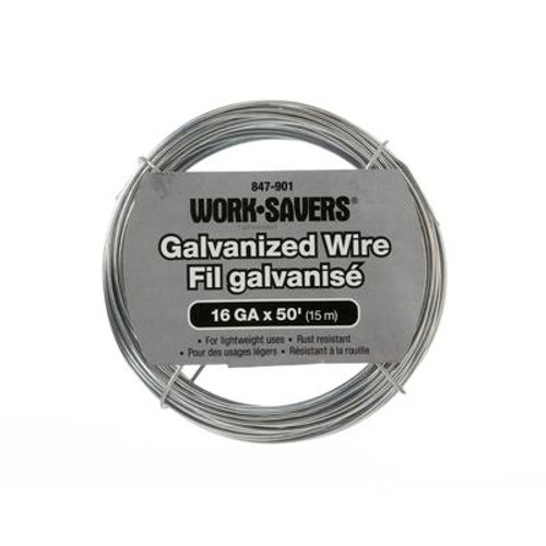 Galv. Wire-Steel Coiled 16G X 15M