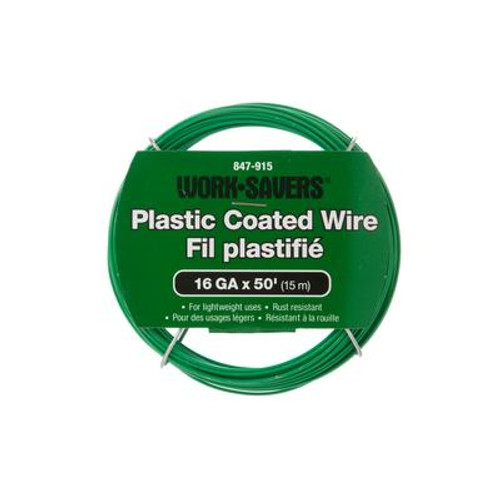 Steel Wire Green Pvc-Coiled 16Gx15M