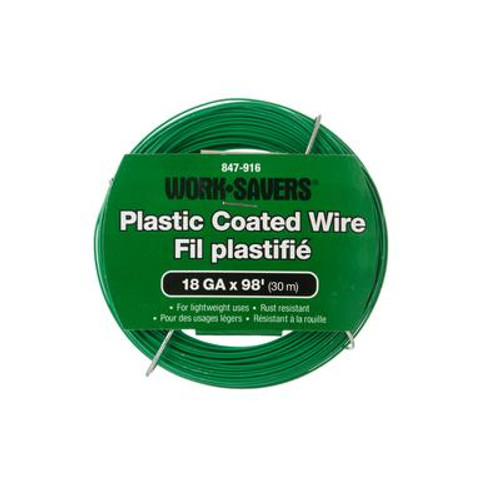 Steel Wire Green Pvc-Coiled 18Gx30M