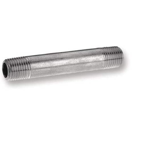 Galvanized Steel Pipe Nipple 1-1/4 Inch x 4 Inch