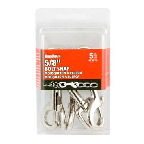 5/8 In. Bolt Snap Bulk Pack