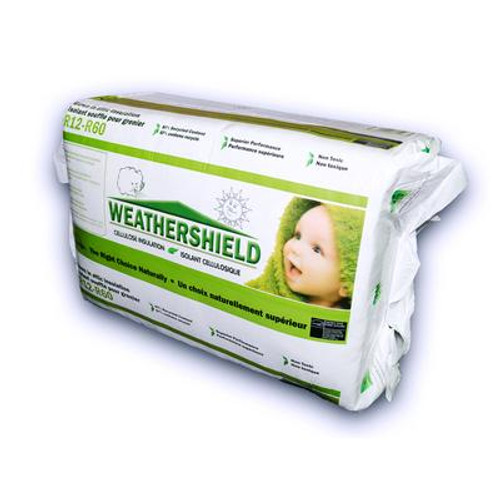 Weathershield Cellulose Fiber Blowing Insulation - 25 lbs.