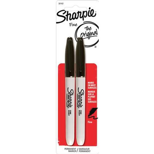 Sharpie Fine Black Marker (2Pack) (C)