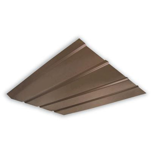 Aluminum Soffit Non-Vented - 16 Inch X 10 Foot - Brown