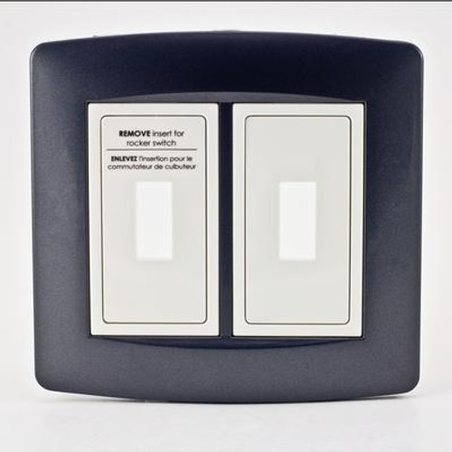 Retrofit Wall Plate 2G Graphite