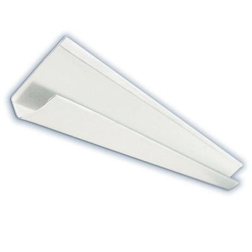 Aluminum J-Trim - White - 10 Feet