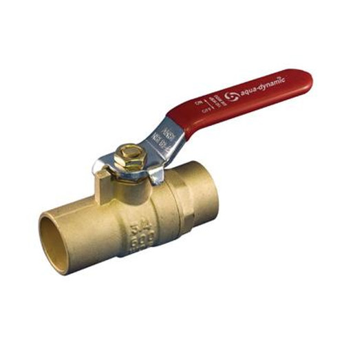 Ball Valve 1/2 Inch Brass Solder Standard Port