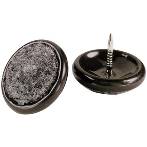 1 Inch  Carpet Base Nail-On Glide