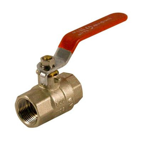 Ball Valve 1 Inch Threaded Chrome Plated Brass Full Port