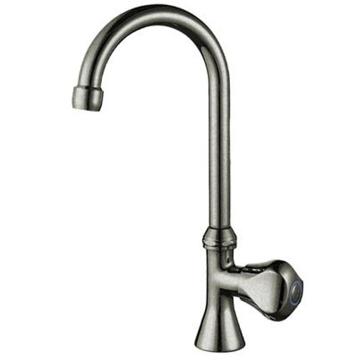 Solid Spout Cold Water Faucet Stainless Steel