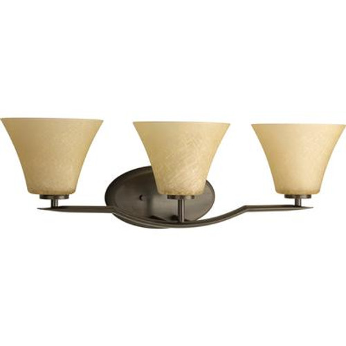 Bravo Collection Antique Bronze 3-light Vanity Fixture