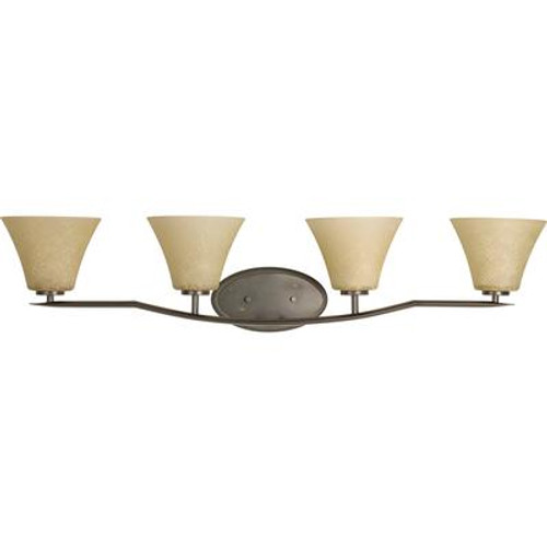 Bravo Collection Antique Bronze 4-light Vanity Fixture