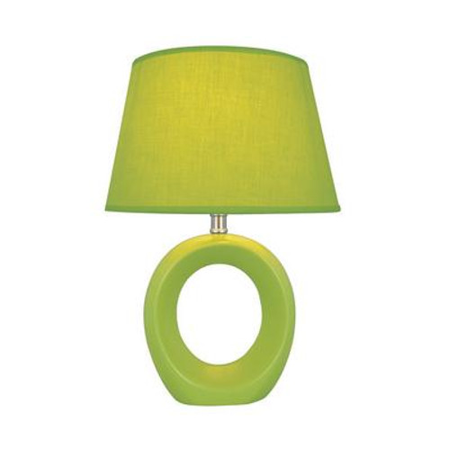 1 Light Table Lamp Green Finish