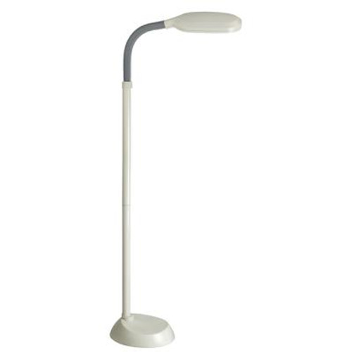 1 Light Floor Lamp Ivory Finish