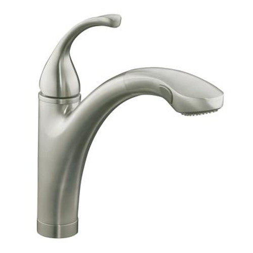 Forte Single-Control Pullout Kitchen Faucet &#150; Matching Colour Spray Head And Lever Handle