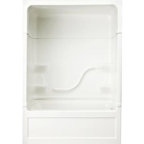 Parker 20 - Acrylic 60 Inch 3-piece Tub And Shower Jet-Air- Right Hand