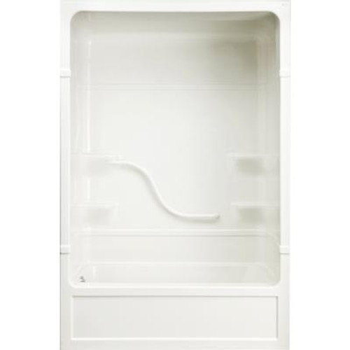 Parker 16 - Acrylic 60 Inch 1-piece Tub And Shower Whirlpool-Left Hand