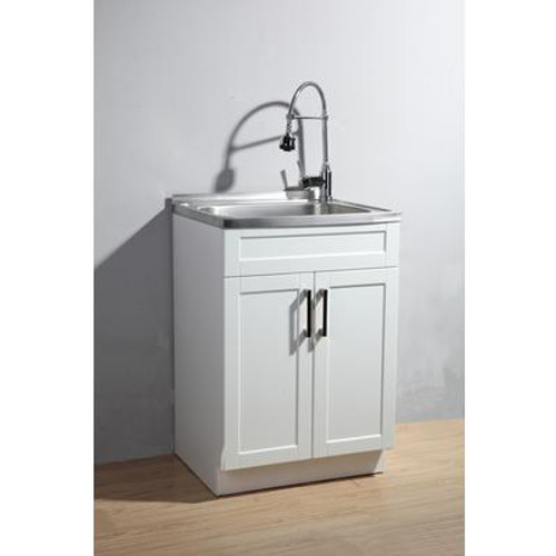 Utility Laundry Sink With Cabinet