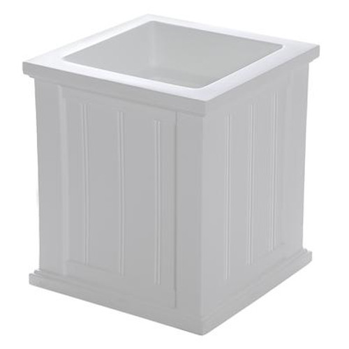 Cape Cod Planter 16 x 16 - White