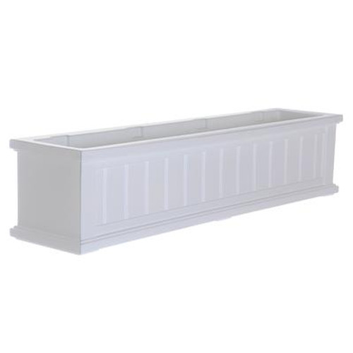 Cape Cod Window Box 4 Feet - White