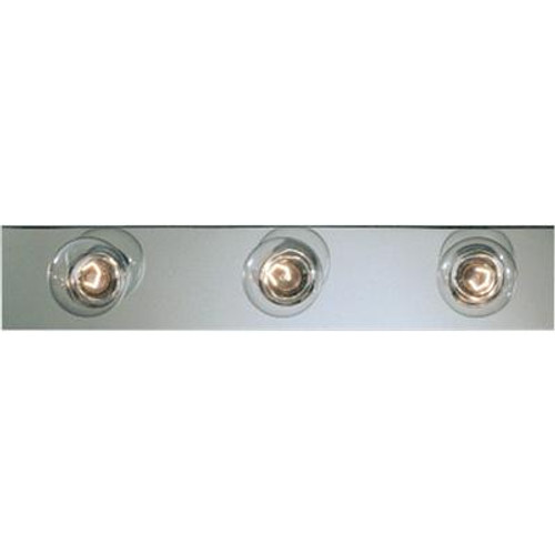 Broadway Collection Chrome 3-light Vanity Fixture