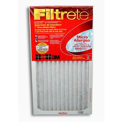 3M Filtrete 14x25 Micro Allergen Reduction Filter