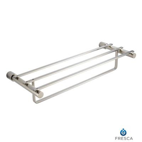 Magnifico 23 Inch Towel Rack - Brushed Nickel