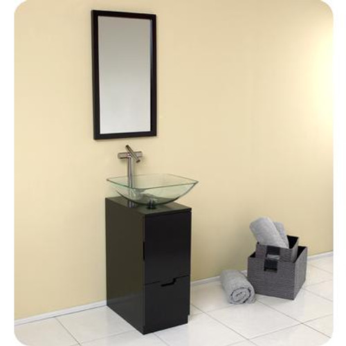 Brilliante Espresso Modern Bathroom Vanity With Mirror