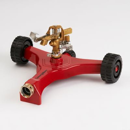 Wheel Base Pulsating Sprinkler (Red)