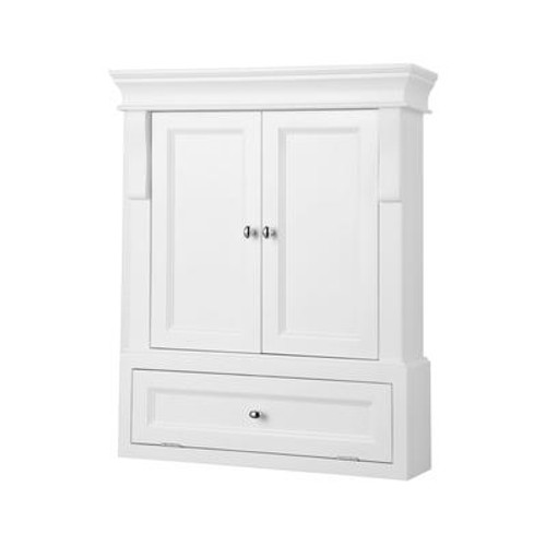 Naples White Wall Cabinet