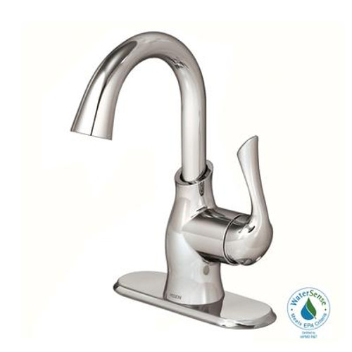 Boutique 1 Handle Bathroom Faucet - Chrome Finish