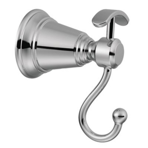 Chrome Rothbury Double Robe Hook