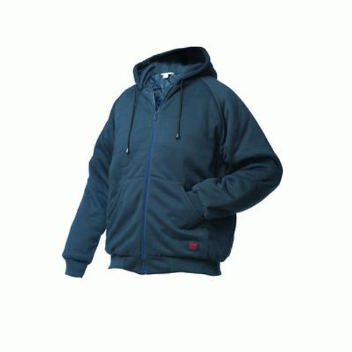 Hooded Jersey Bomber Navy Medium