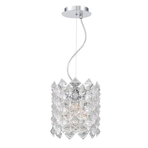 Cristallo Collection 3 Light Chrome Pendant