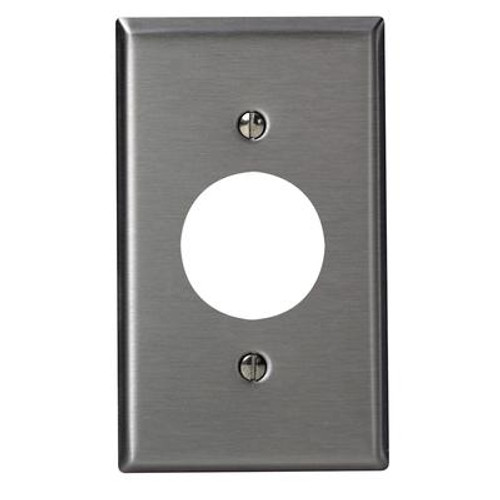 1-Gang Stainless Steel Plate For 15 Amp Lock Device