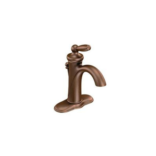 Brantford 4 Inch 1-Handle Low-Arc Bathroom Faucet in Oil-Rubbed Bronze