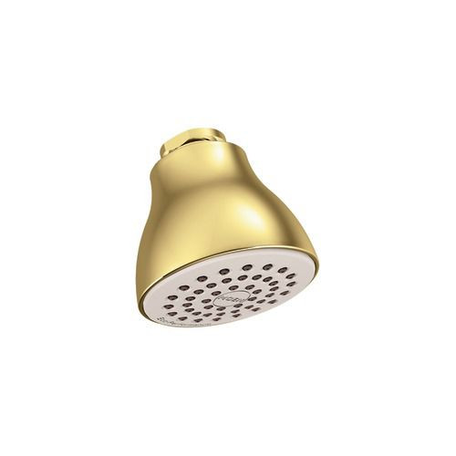 Eco Performance Easy Clean XL Single Function Showerhead in Polished Brass