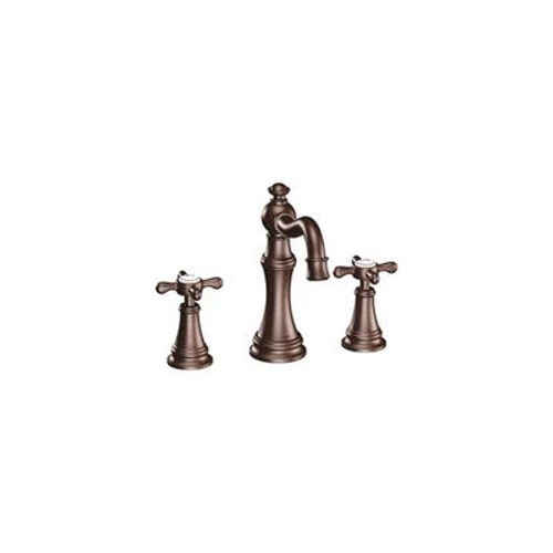 Weymouth 2-Handle High Arc Bathroom Faucet Trim Kit in Oil Rubbed Bronze