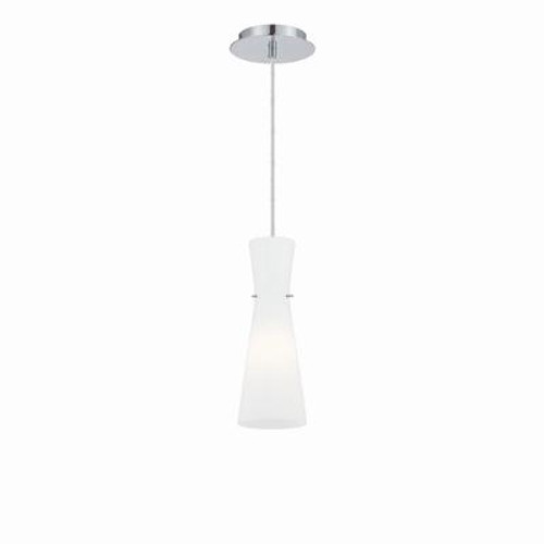 Strata Collection 1 Light Chrome Pendant