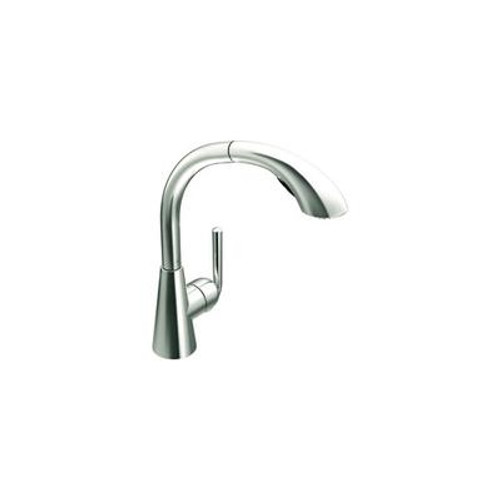 Ascent Single-Handle with Pullout Spout Kitchen Faucet in Chrome