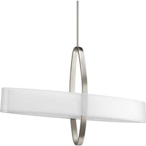 Cuddle Collection Brushed Nickel 6-light Pendant