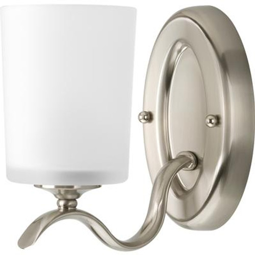 Inspire Collection Brushed Nickel 1-light Bath Light