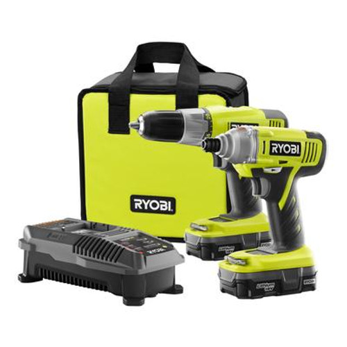 ONE+ Cordless Drill and Impact Driver Kit - Lithium Battery - 18V