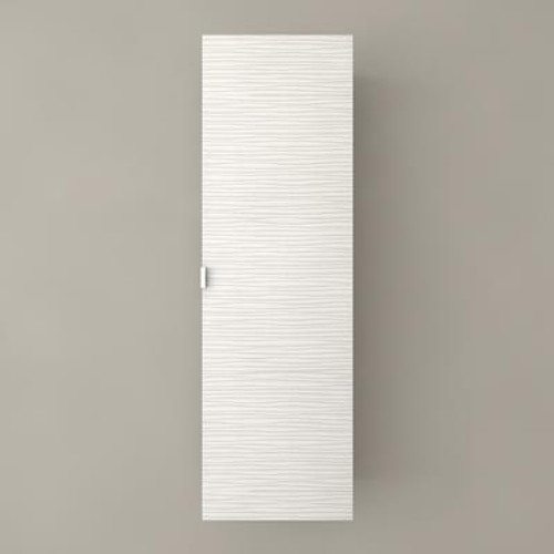 Textures Collection Contour White Linen Cabinet