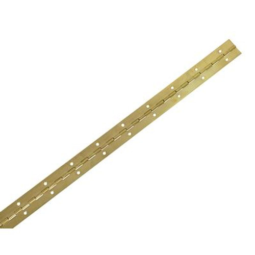 72 Inch X1-1/4 Inch  Brass Cont Hinge